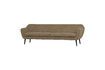 Miniature Large two-seater sofa in clay fabric Rocco 3