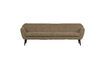 Miniature Large two-seater sofa in clay fabric Rocco 1