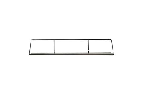 Large wall shelf in black mango wood Wired