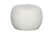 Miniature Large white fibrous clay coffee table Pebble 1