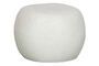Miniature Large white fibrous clay coffee table Pebble Clipped
