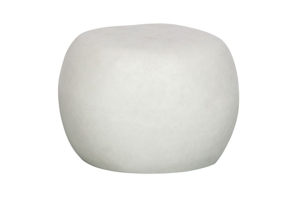 Large white fibrous clay coffee table Pebble Vtwonen