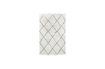 Miniature Larra Berber carpet in black and white wool 1