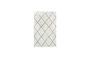 Miniature Larra Berber carpet in black and white wool Clipped