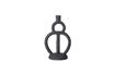 Miniature Lartigue Black candlestick in polyresin 1