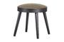 Miniature Laurie black wooden stool Clipped