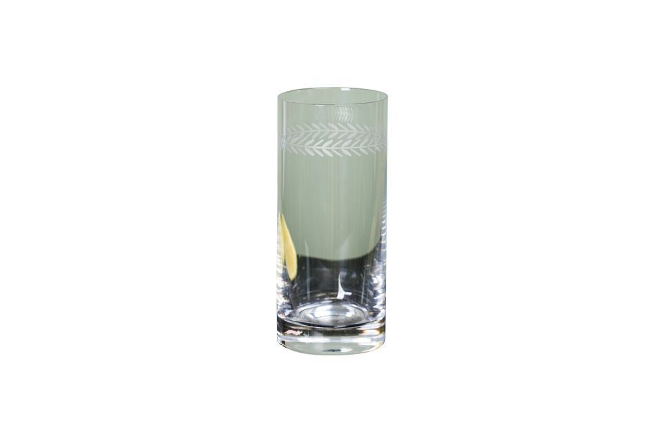 A long drink glass with a refined design