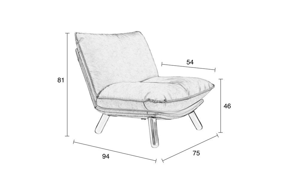 Lazy Sack Lounge chair light grey - 5