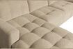 Miniature Left corner sofa in beige fabric Bar 7