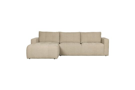 Left corner sofa in beige fabric Bar Clipped