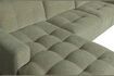 Miniature Left corner sofa in green fabric Bar 7