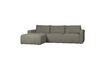 Miniature Left corner sofa in light grey fabric Bar 4