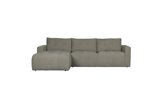 Left corner sofa in light grey fabric Bar Clipped