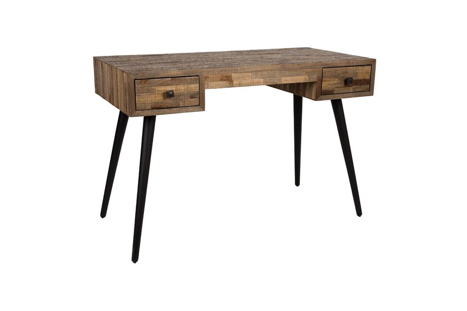 Léo Teak Desk White Label