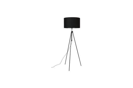 Lesley Black Floor lamp Clipped