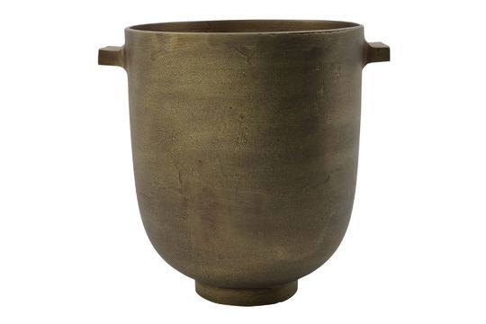 Light brown brass planter Foem Clipped