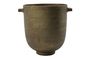 Miniature Light brown brass planter Foem Clipped