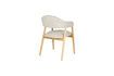 Miniature Light brown fabric armchair Indy 7