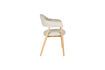 Miniature Light brown fabric armchair Indy 8