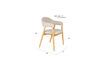 Miniature Light brown fabric armchair Indy 10