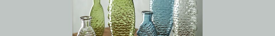 Material Details Light Green Glass Vase H30 Fish