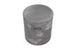 Miniature Light grey stool in natural fibre 2