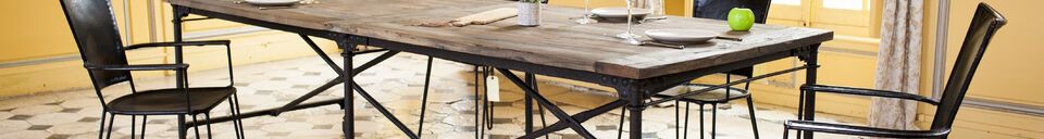 Material Details Light wood dining table Large