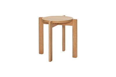 Light wood stool Always