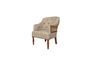 Miniature Linen and jute armchair Valbelle Clipped