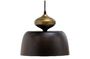 Miniature Linne black metal pendant lamp Clipped