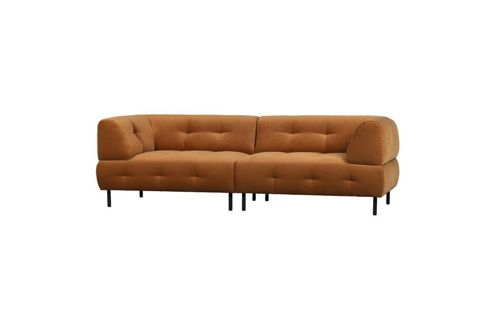 This large four-seater sofa is attractive and generous in size