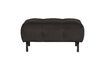 Miniature Lloyd dark grey velvet pouffe 3