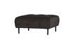 Miniature Lloyd dark grey velvet pouffe 1