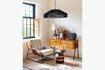 Miniature Lord brown and beige leather armchair 7