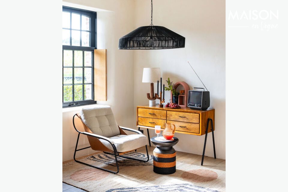 This armchair is not just a decorative object, but a promise of durability
