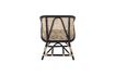 Miniature Loue black wicker armchair 8