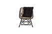 Miniature Loue black wicker armchair 9