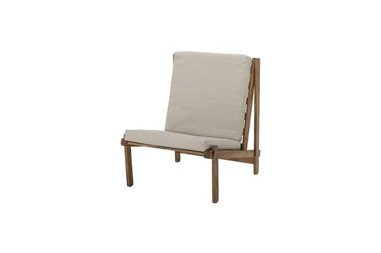Lounge Chair in acacia wood Gani Clipped