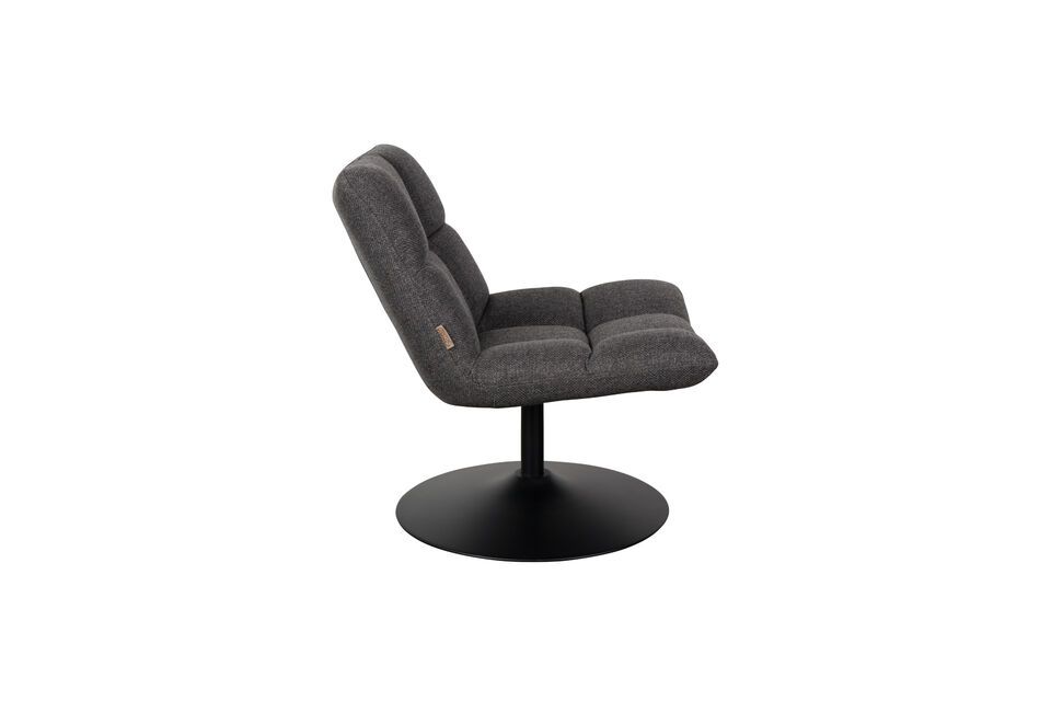 Lounge chair in dark grey Bar - 10