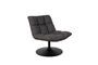 Miniature Lounge chair in dark grey Bar Clipped