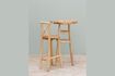 Miniature Luar beige teak dining table 6