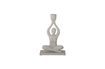 Miniature Lucie white candlestick 1