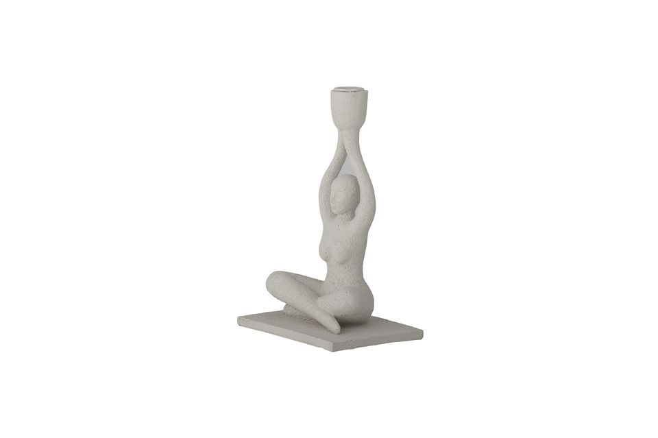 The Lucie candlestick from Bloomingville is a delicate piece made of polyresin
