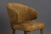 Miniature Lunar Ocher Velvet Chair 2