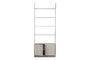 Miniature Madu grey wooden shelf Clipped