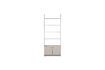 Miniature Madu grey wooden shelf 1