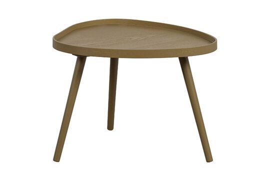 Mae khaki wood side table Clipped