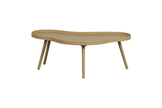 Mae organic wood side table Clipped