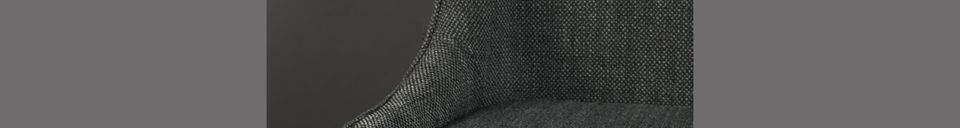 Material Details Magnus anthracite cosy chair