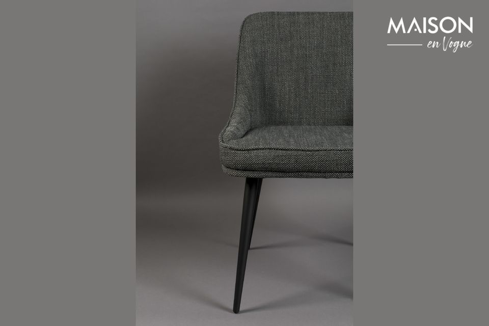 Magnus anthracite cosy chair - 6